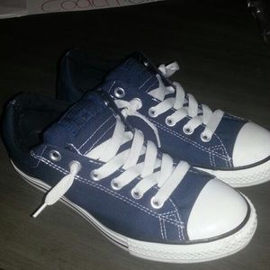 Navy Blue Converse Sneakers