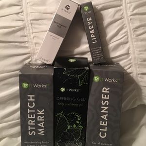 Stretch Mark cream/defining gel/facial cleanser/