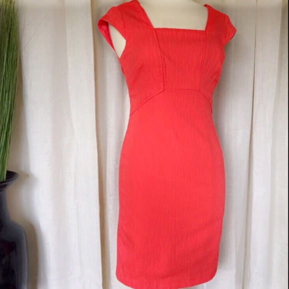 Adriana Popell size two classic poppy red dress - Picture 1 of 4