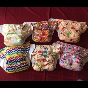 Alva One Size Pocket Diapers