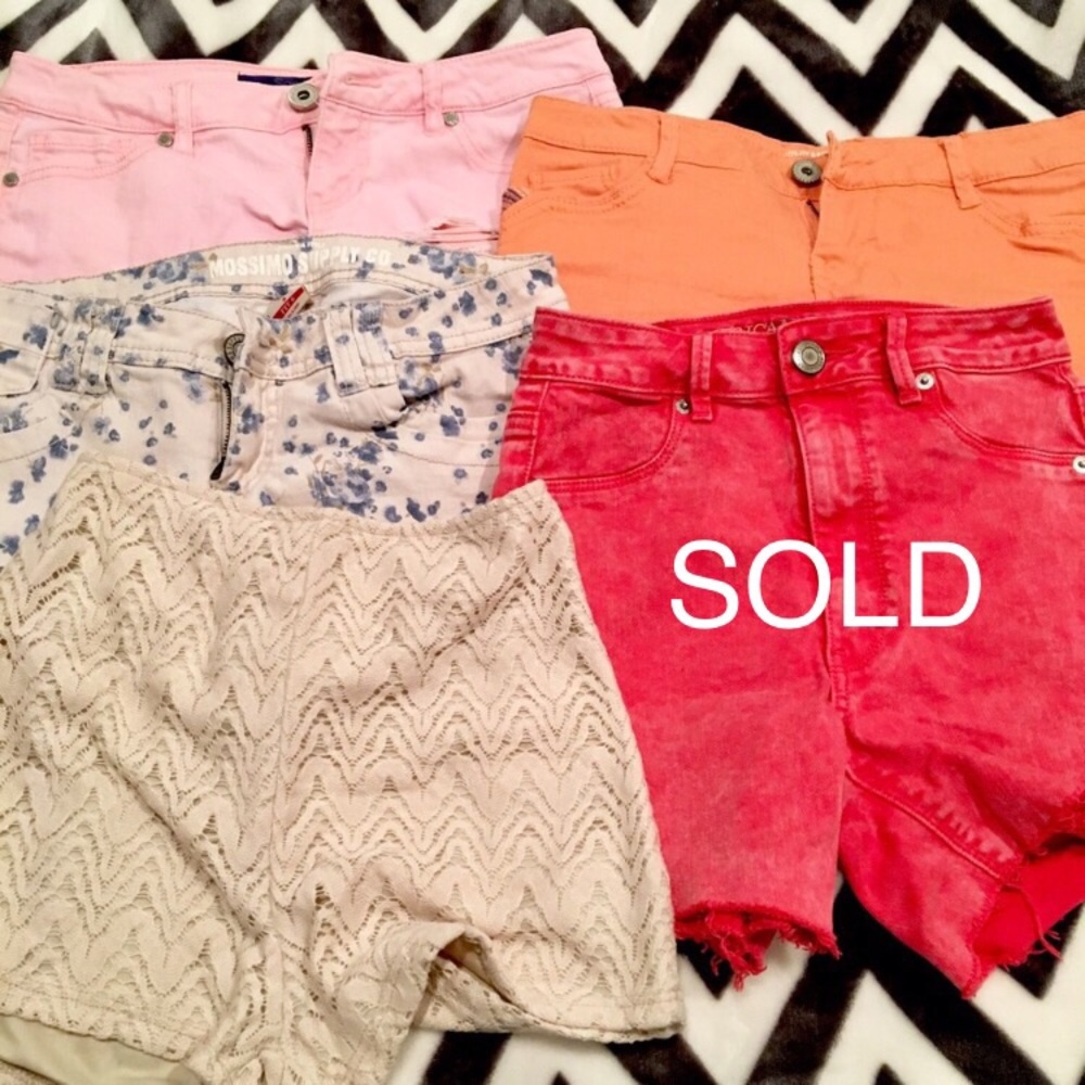 Denim Shorts x4 Lot