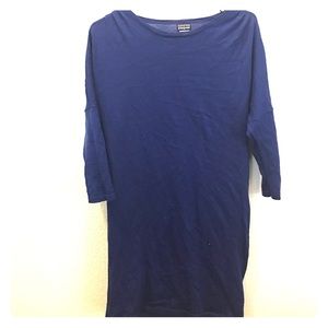 Patagonia Royal blue Merino wool dress