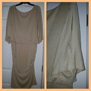 Gold Simmer Dress