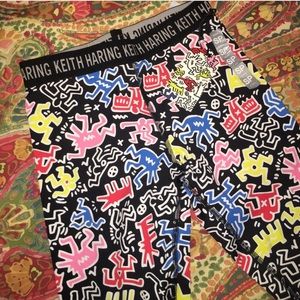 NWT Keith Haring artwork leggings