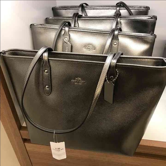 Coach Handbags - Coach sliver Tote Bag