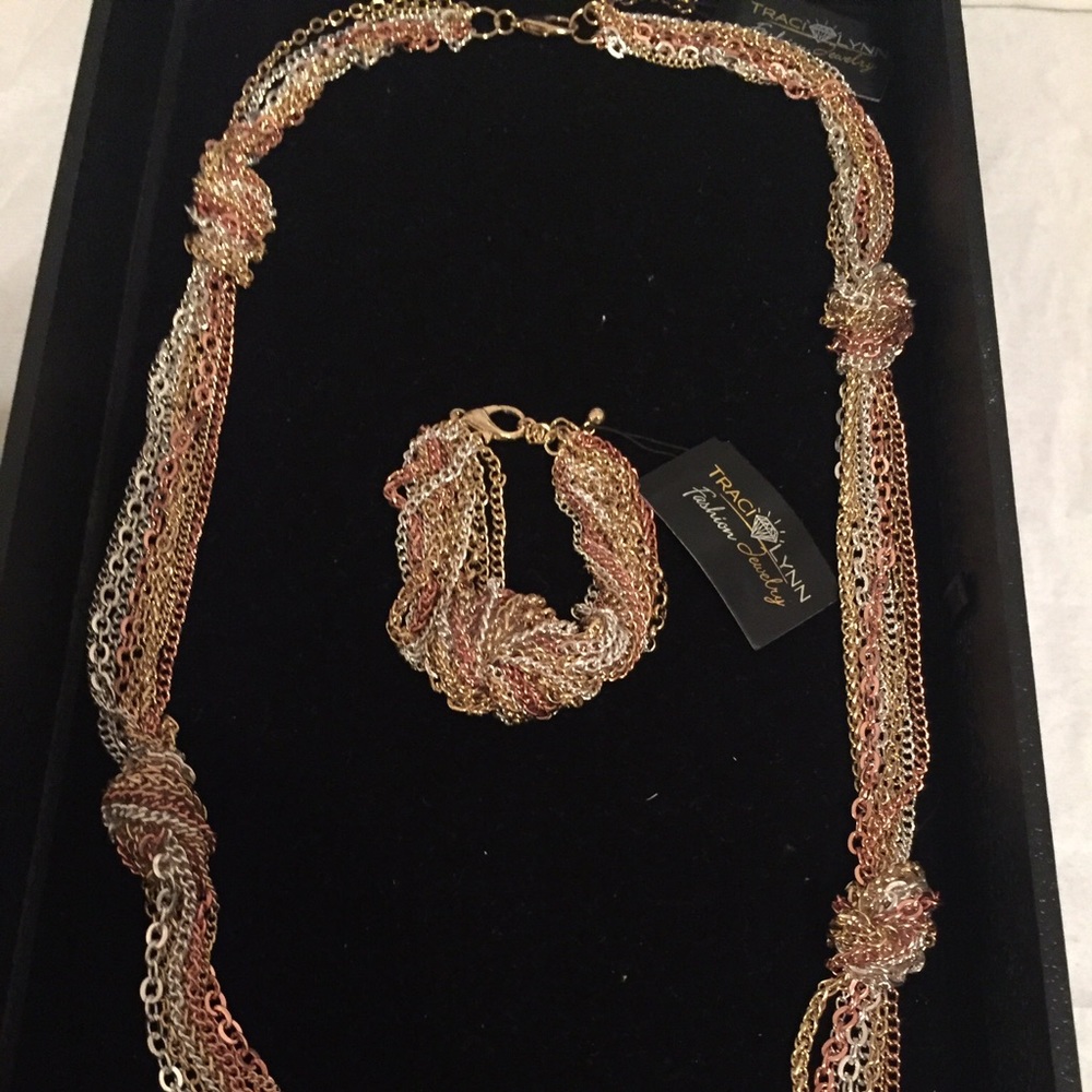 TLFJ Blush Necklace & Bracelet