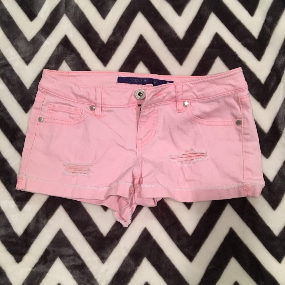 Sapphire Pink Cute Shorts