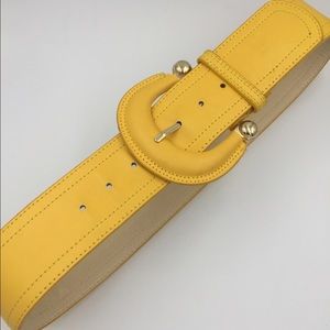 Yellow Chinese Laundry belt