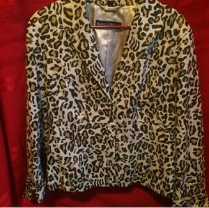 Leopard Print Blazer !!