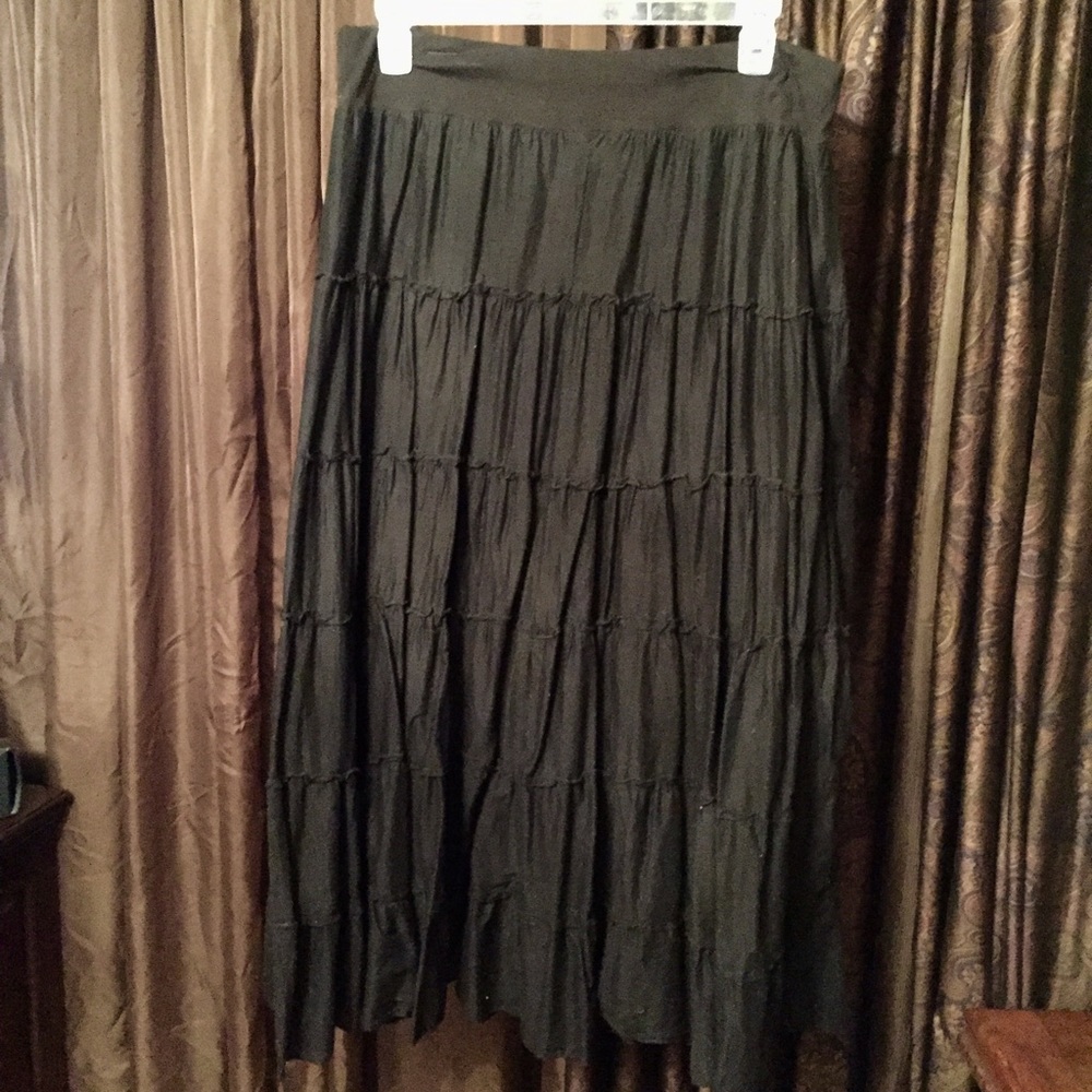 Style & Co Black Maxi Skirt