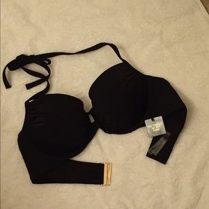 BNWT Victoria's Secret black bikini top