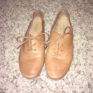 Tan Aldo "Mary Janes"