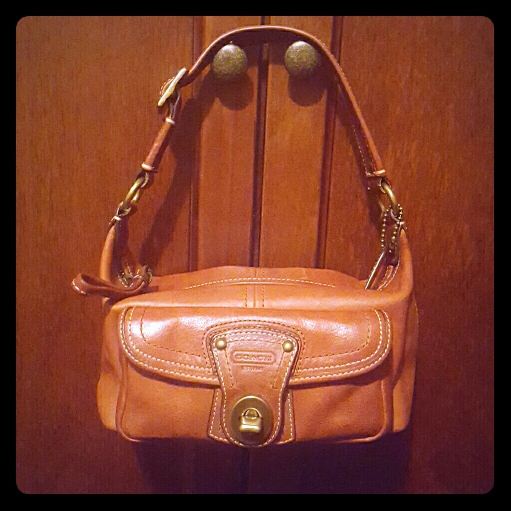 Coach whiskey purse