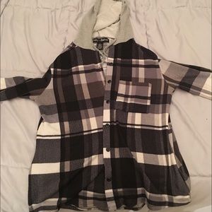 Grey sweatshirt hoodie