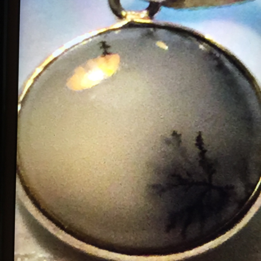 Approx 10ctof Siberian Dendrite & Sterling Silver