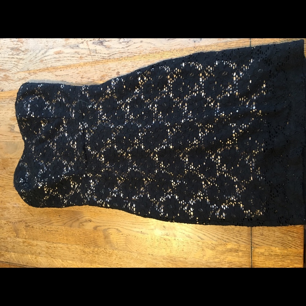 Black laced dress