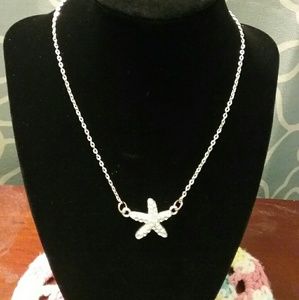 Diamond Starfish Necklace|Sea,Ocean,Island,Hawaii