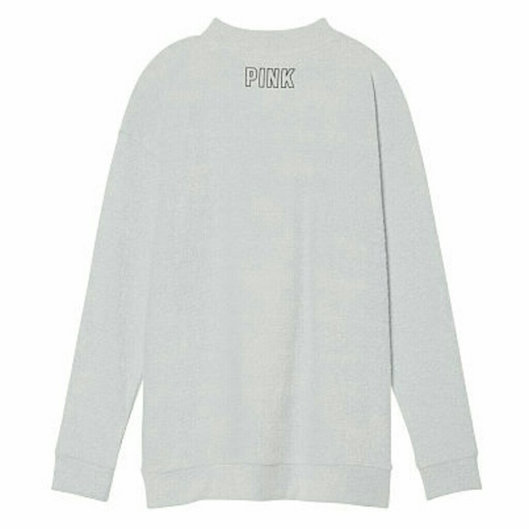 Victoria's Secret Pink Stadium Mock Neck New - Picture 3 of 3