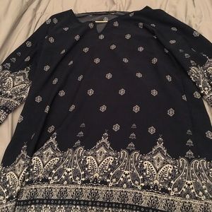 Indie print dress