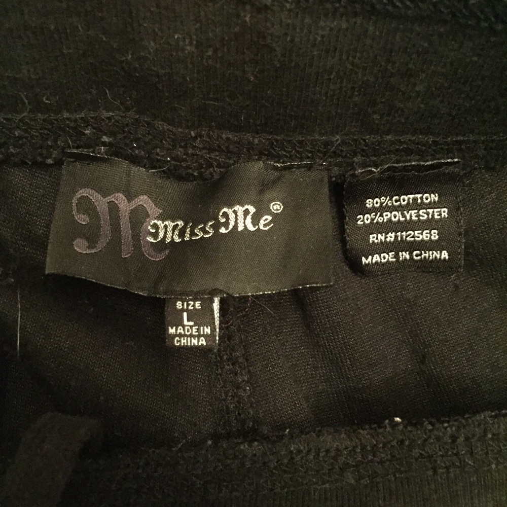 Miss Me Sweat Pants with Embellishments - Picture 4 of 4