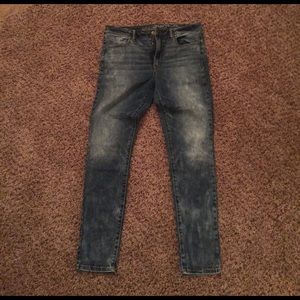 American Eagle Hi-Rise Jeggings (Acid Wash)
