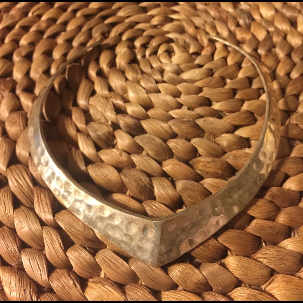 Hammered Collar Necklace