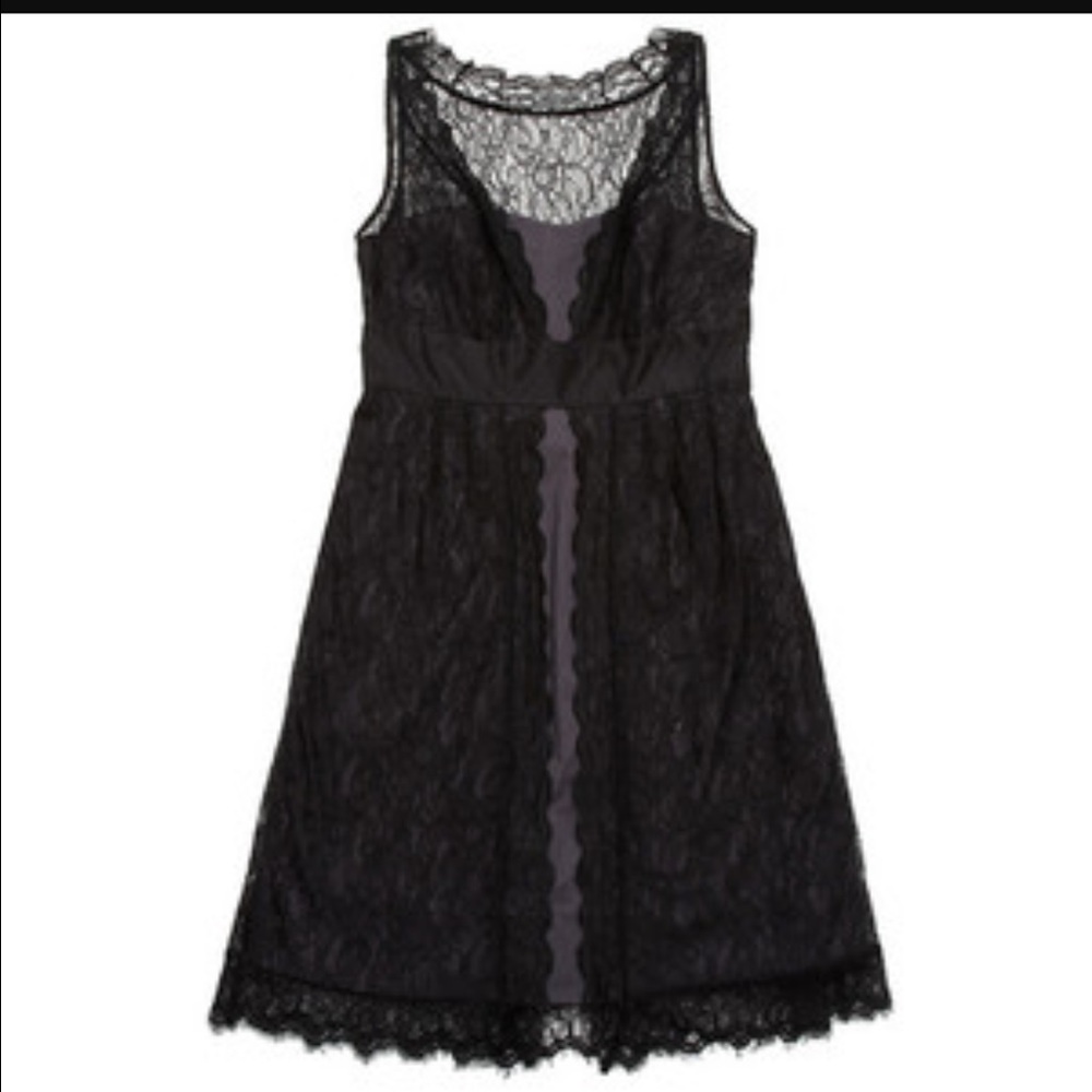 Moulinette soeurs black lace dress