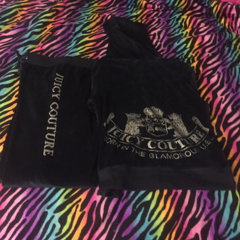 Sweat suit by Juicy Couture...