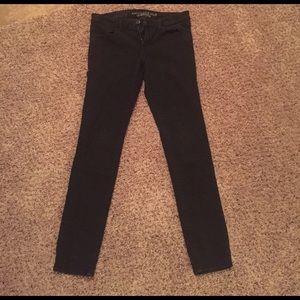 American Eagle Black Jeggings (Super Stretch)