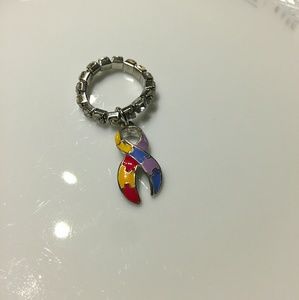 One Size Autism Awareness Dangle Ring *SALE!*