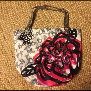 Authentic Coach Graffiti Poppy Bag