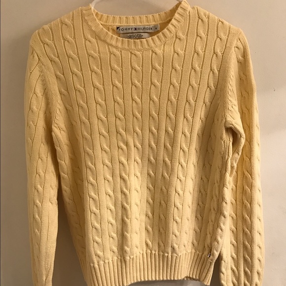 Tommy Hilfiger Sweaters - Tommy Hilfiger mustard cotton knit heavy sweater