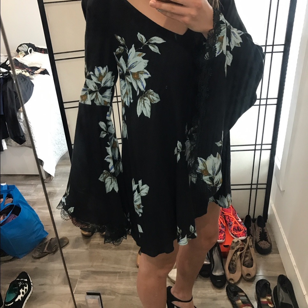 Free people flowy mini dress