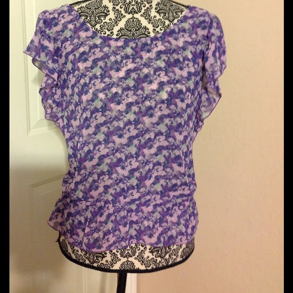 Kimchi Pretty Purple Blouse - Picture 1 of 4