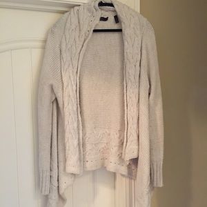 Asymmetrical Chunky Cardigan Shrug Sweater