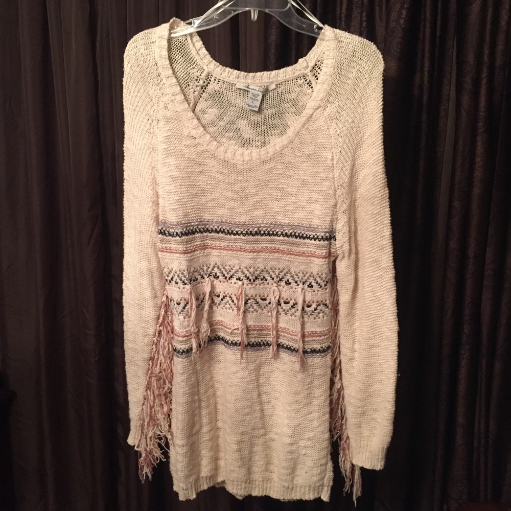 American Rag Tassel Fringe Oversized Sweater!