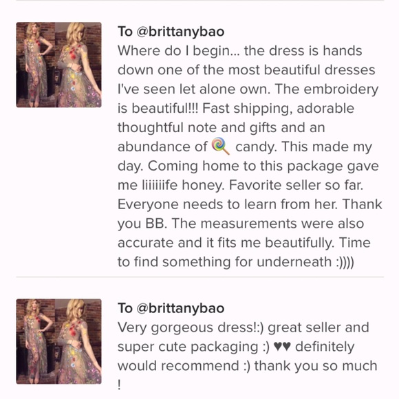 ⚡️LAST ONE⚡️embroidered maxi *damage discount* - Picture 7 of 8