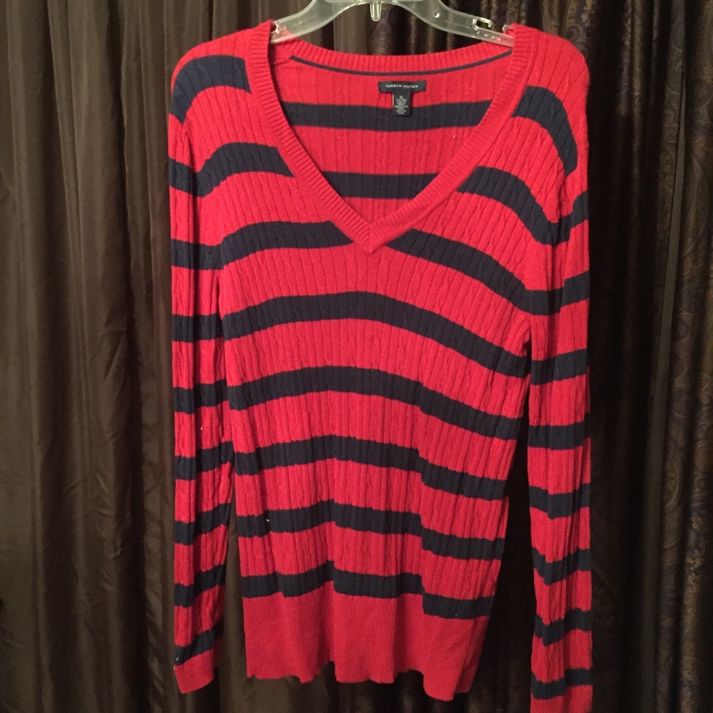 Tommy Hilfiger Striped Sweater!