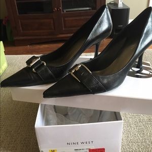 NINE WEST black heels