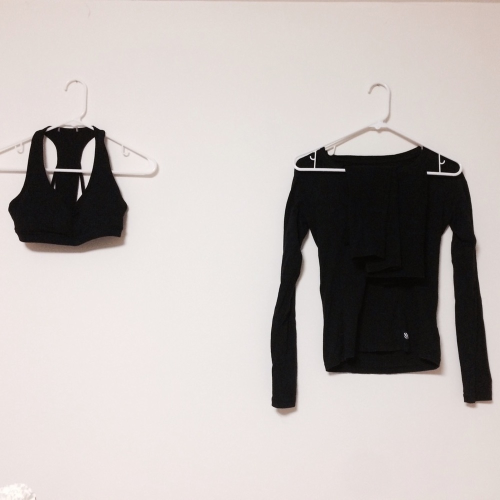 THREE PIECE Forever 21 cozy/workout outfit