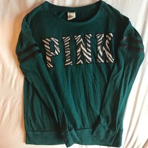 PINK long-sleeve tee