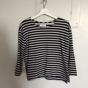 Everlane Boxy Striped Tee