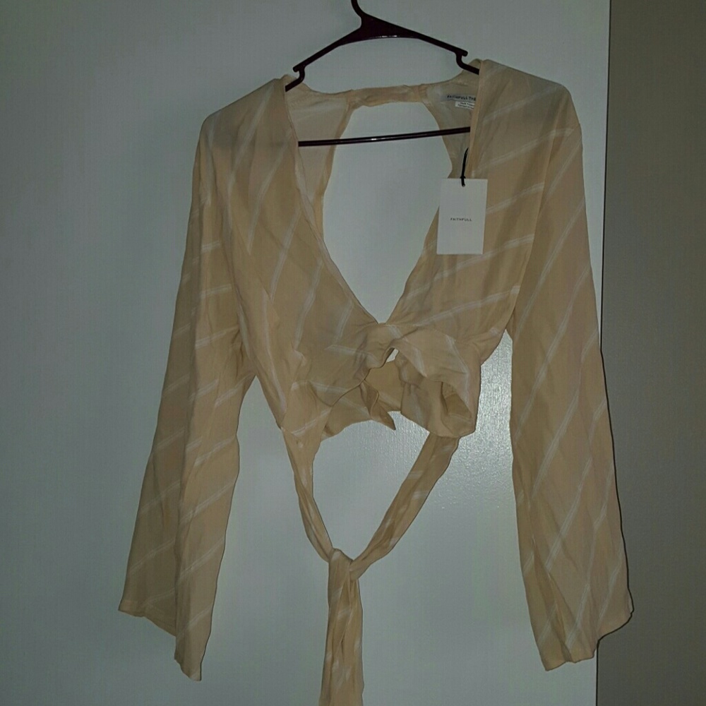 FAITHFULL THE BRAND PARISIAN TOP NWT