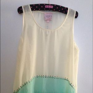 Romeo & Juliet sheer top M