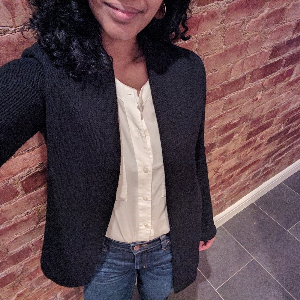 Theory shawl collar cardi