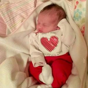 Little miss Ainsley Rae my grandbaby