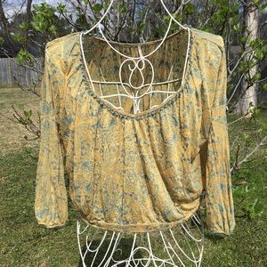 boho style crop top✌🏼