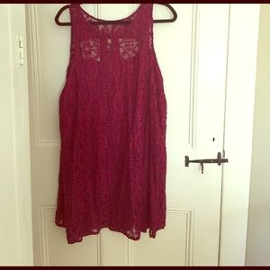 Free People Floral Lace Dress