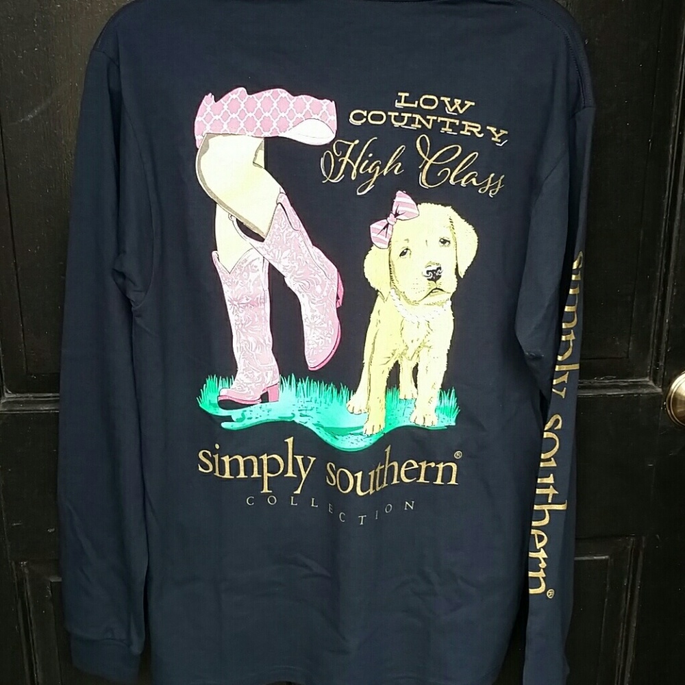 Simply Southern "Preppy Country" Long Sleeve Shirt