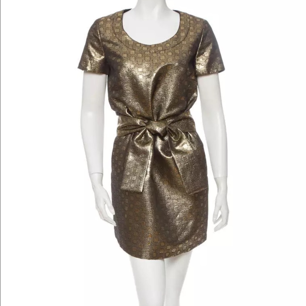SEE BY CHLOE Metallic dress Sz IT 46 US 8-10